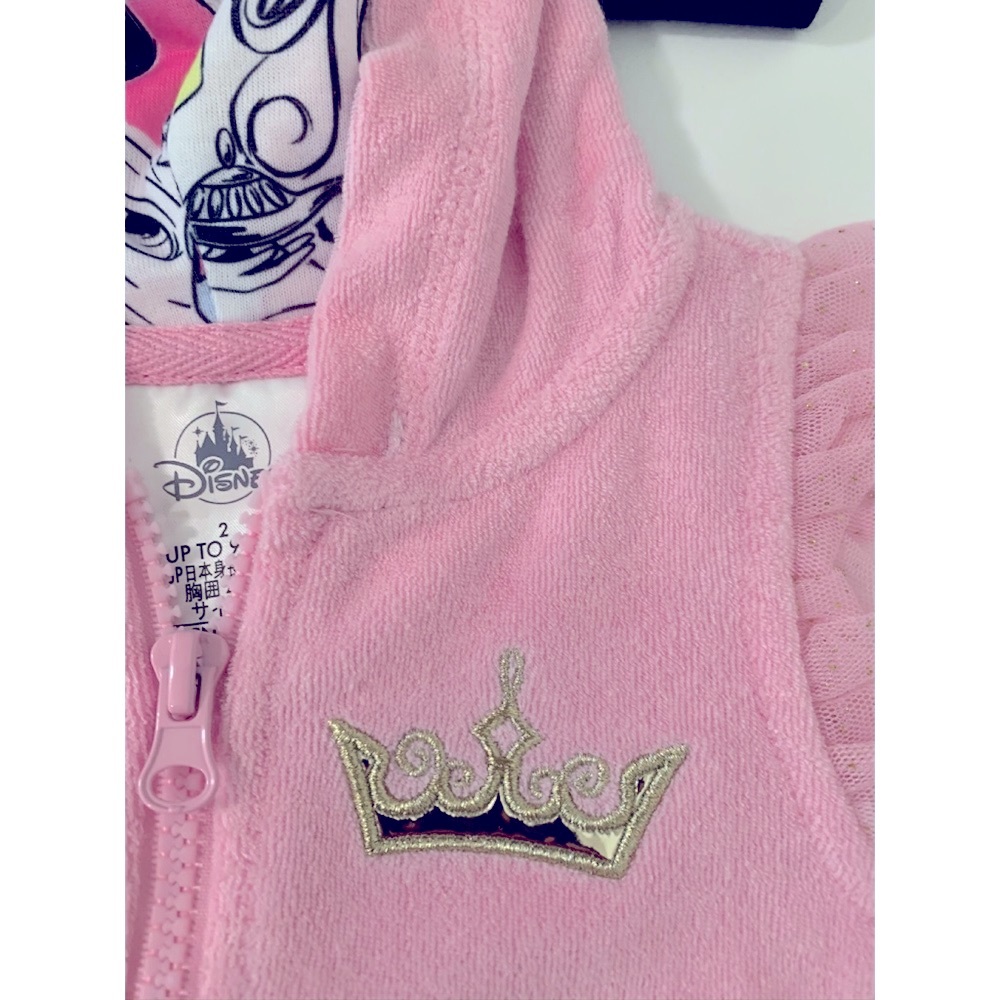 Disney Princess Girl's Pink Hooded Cover-Up Dress 2T NWT - Picture 4 of 6